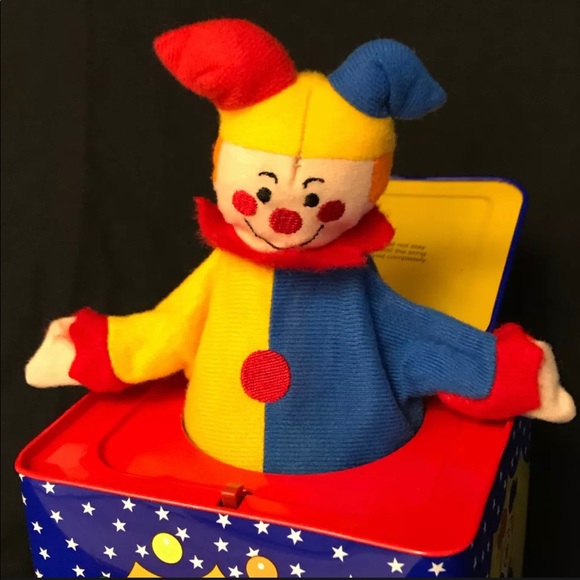 Vintage Schylling 1997 Jack in the Box Clown Music Box Rare - Picture 4 of 9
